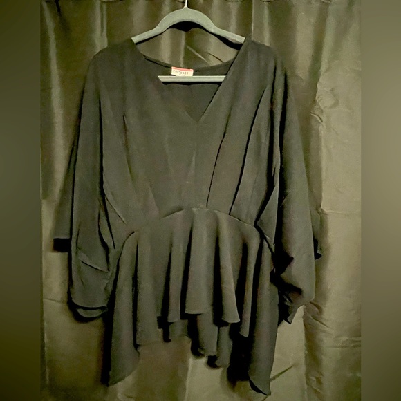 Cavendars lux Rayon flutter blouse - Picture 1 of 6